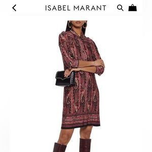 Isabel Marant Wilena Dress. Mini dress in Jersey fabric size 38FR paisley patten